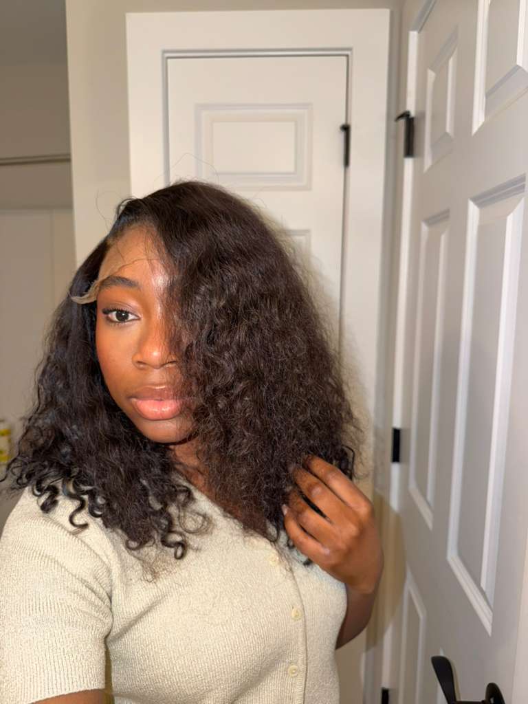 Natural Glow Soft Curl — 12” 7x7 HD Closure Wig