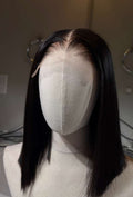 Natural Silk Straight Bob — 10” HD Closure Wig