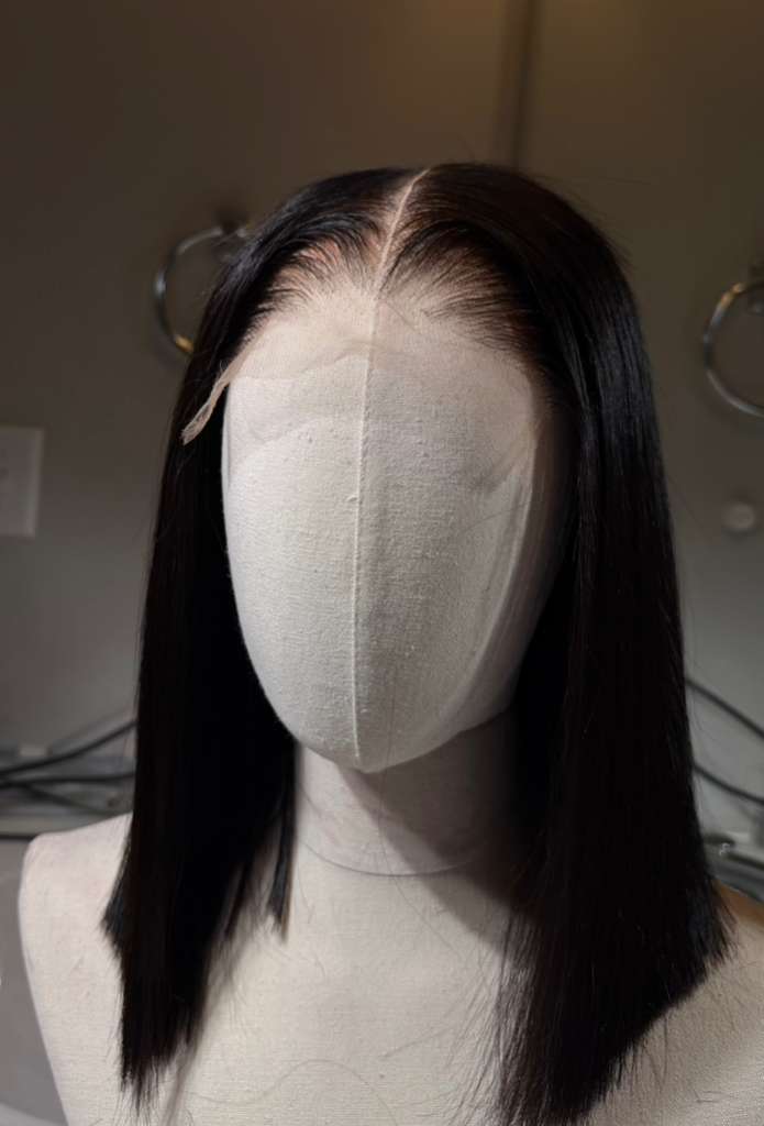 Natural Silk Straight Bob — 10” HD Closure Wig