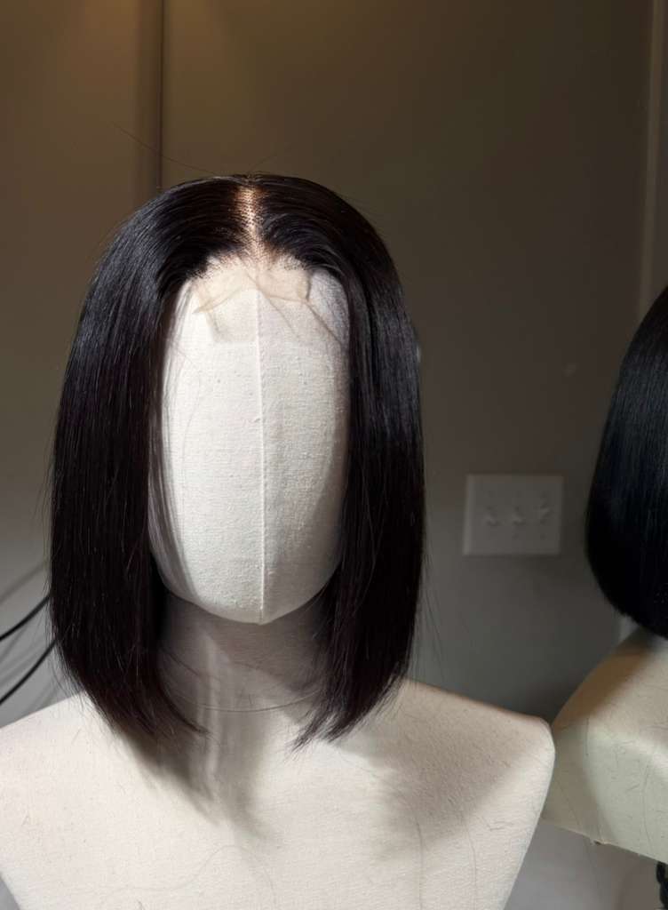 Natural Sleek Bob — 8” HD Lace Wig